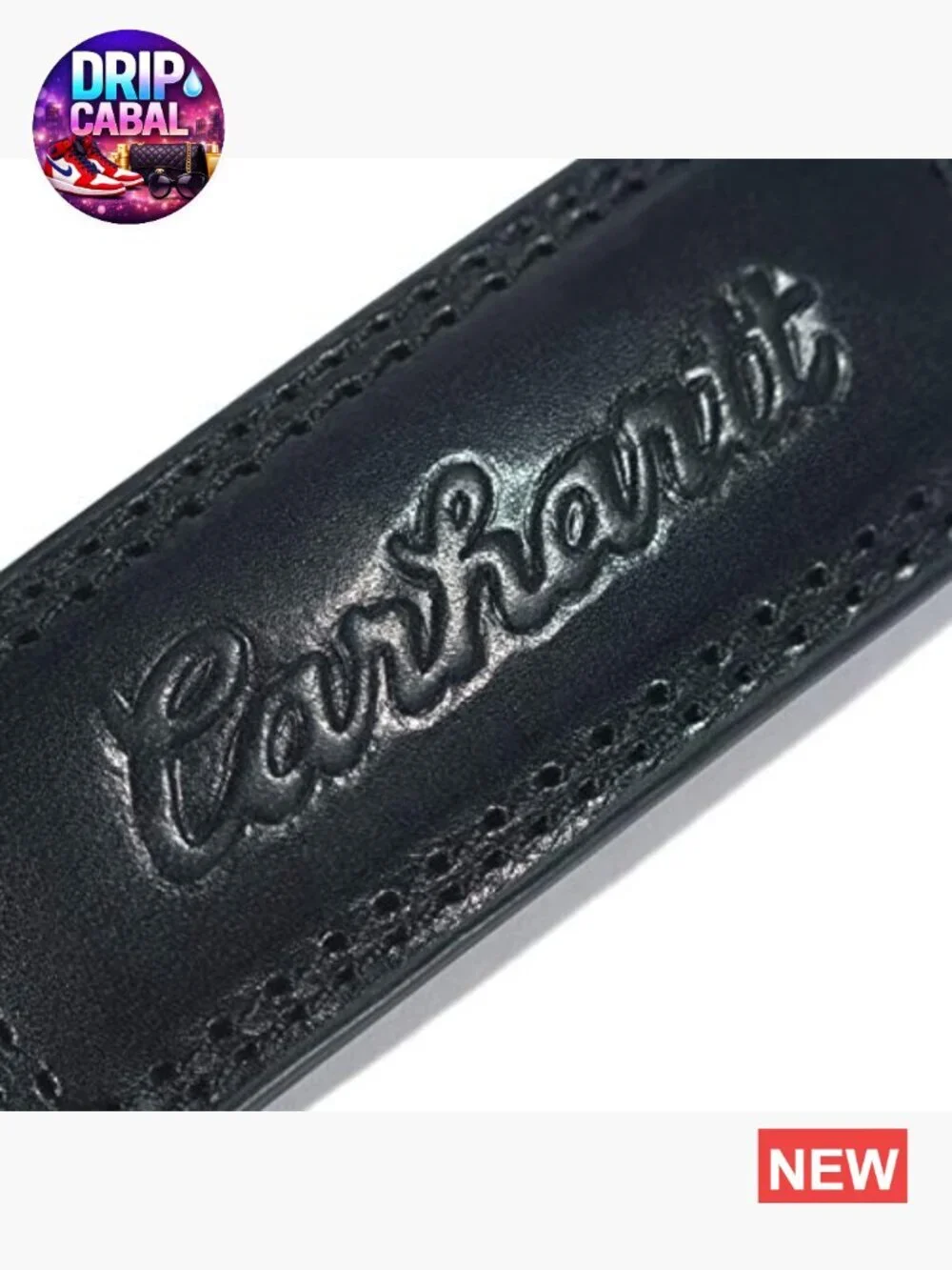 Full-Grain Leather Belt with Scratchless Buckle for Workwear